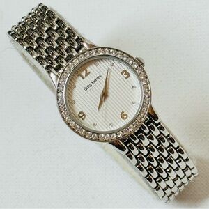Daisy Fuentes Women's 6.75" MAX Bracelet Watch Silver Crystals DF/1103